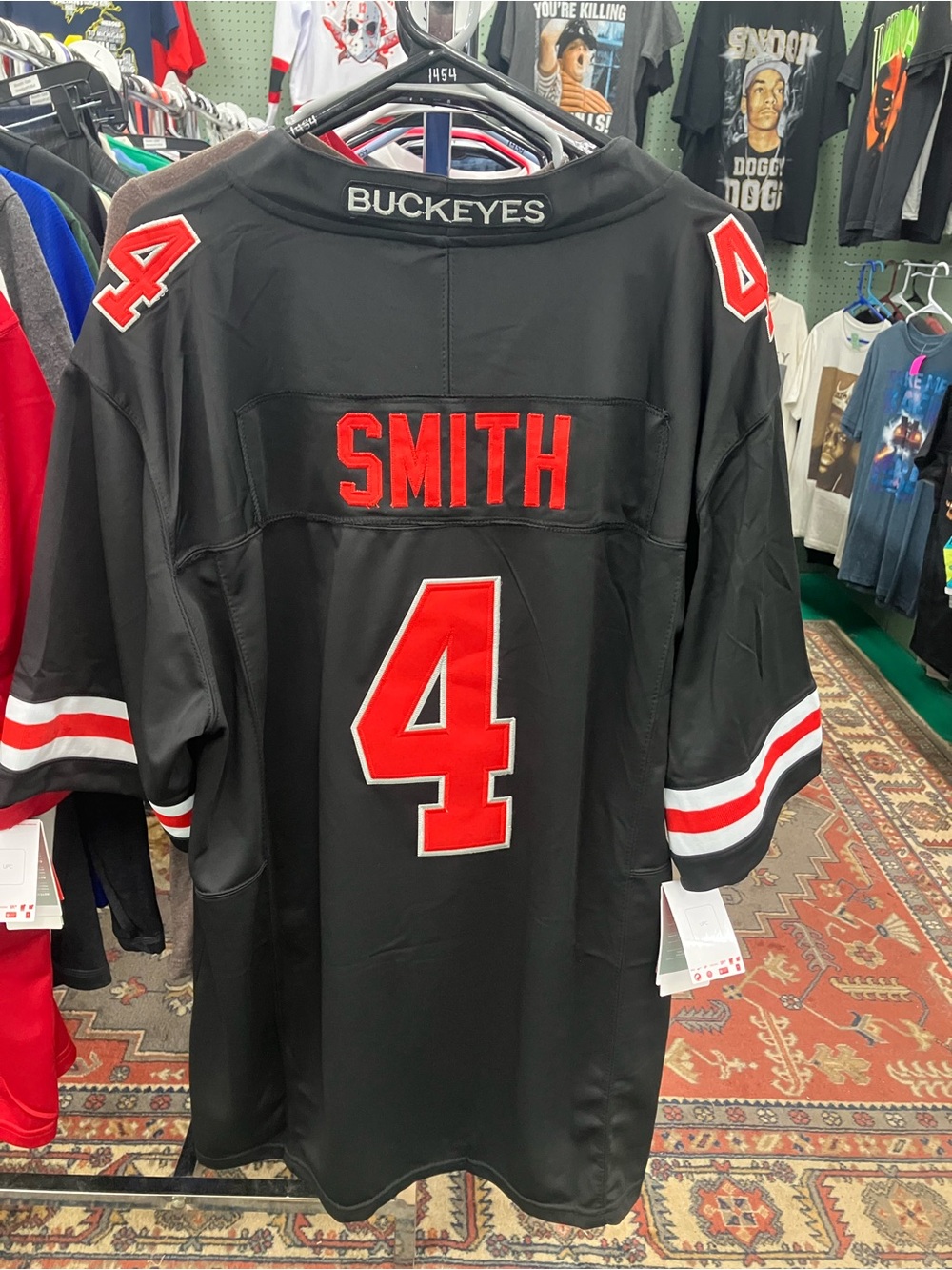 Nike Red or Black Ohio State #4 Jeremiah Smith Football Jersey - Picture 5 of 7